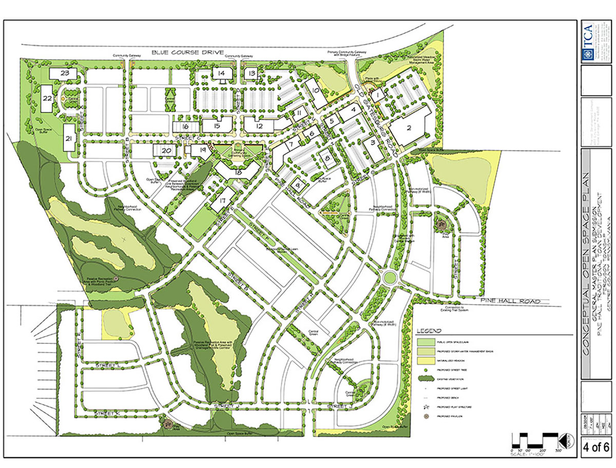 Thomas Comitta Associates Pine Hall TND Thomas Comitta Associates
