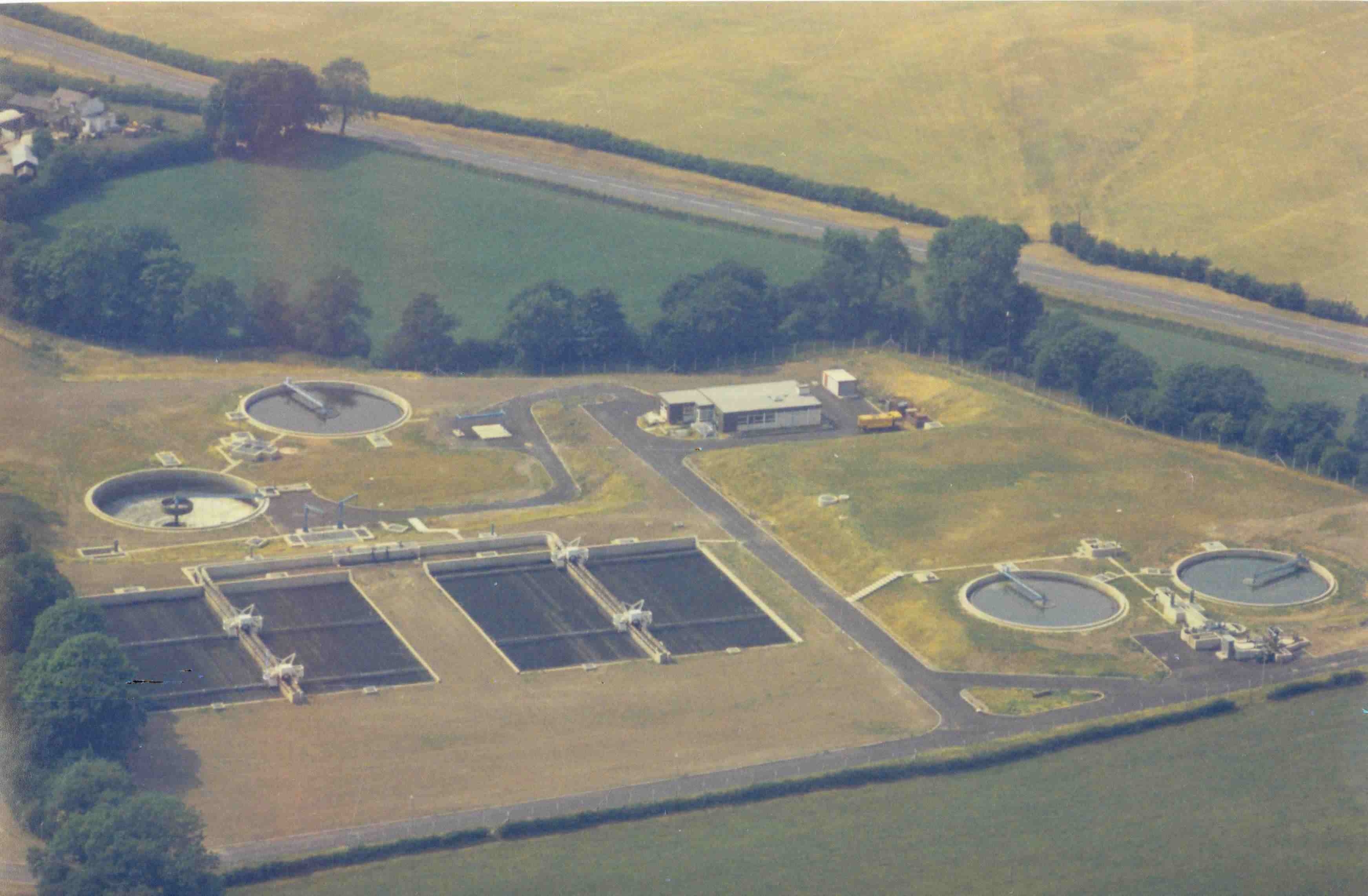 Aerial View of the Sewage Farm Filter Beds