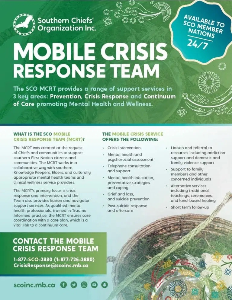 Southern Chiefs’ Organization launches a 24hour Mobile Crisis Response