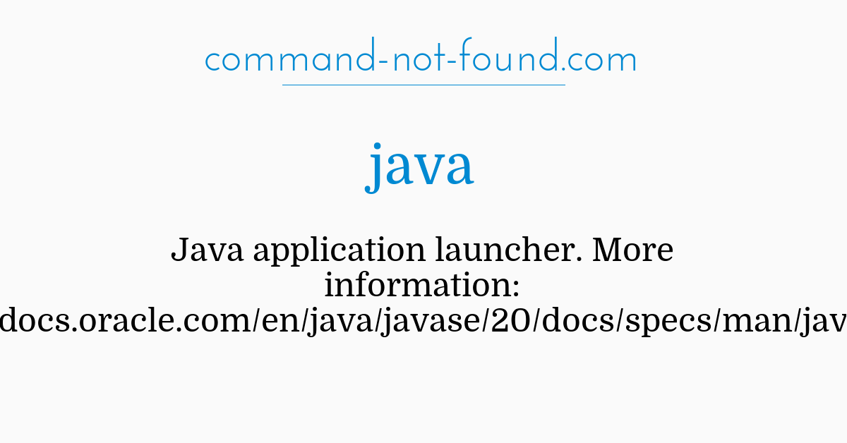 java