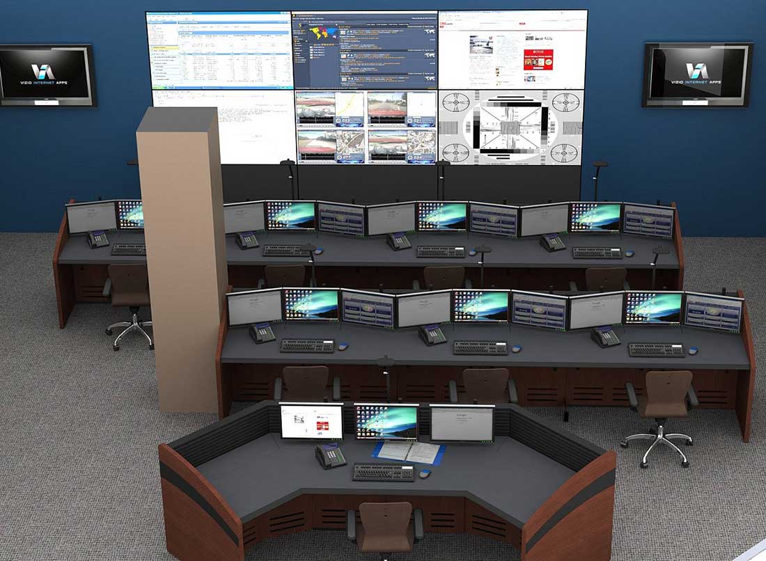 NOC Furniture by Command Watch Command Watch Control Room Console