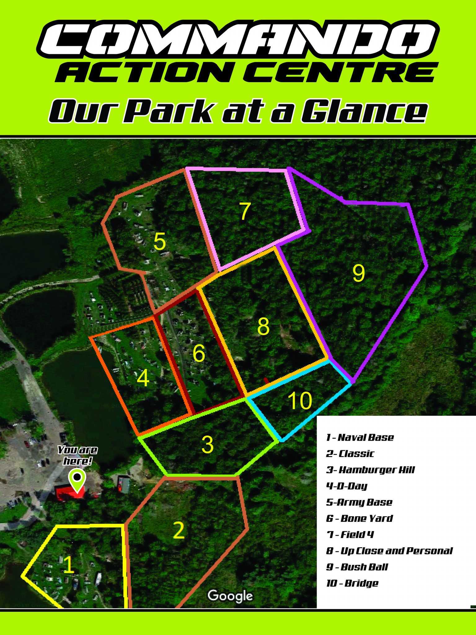 Commando Paintball Ottawa Tour Our Popular Paintball Fields