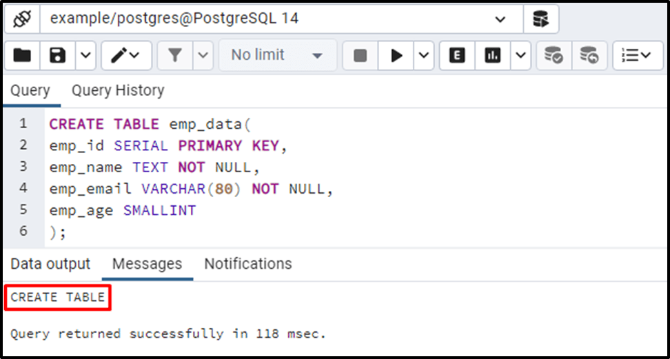Postgresql Create Table Primary Key Autoincrement Example Matttroy
