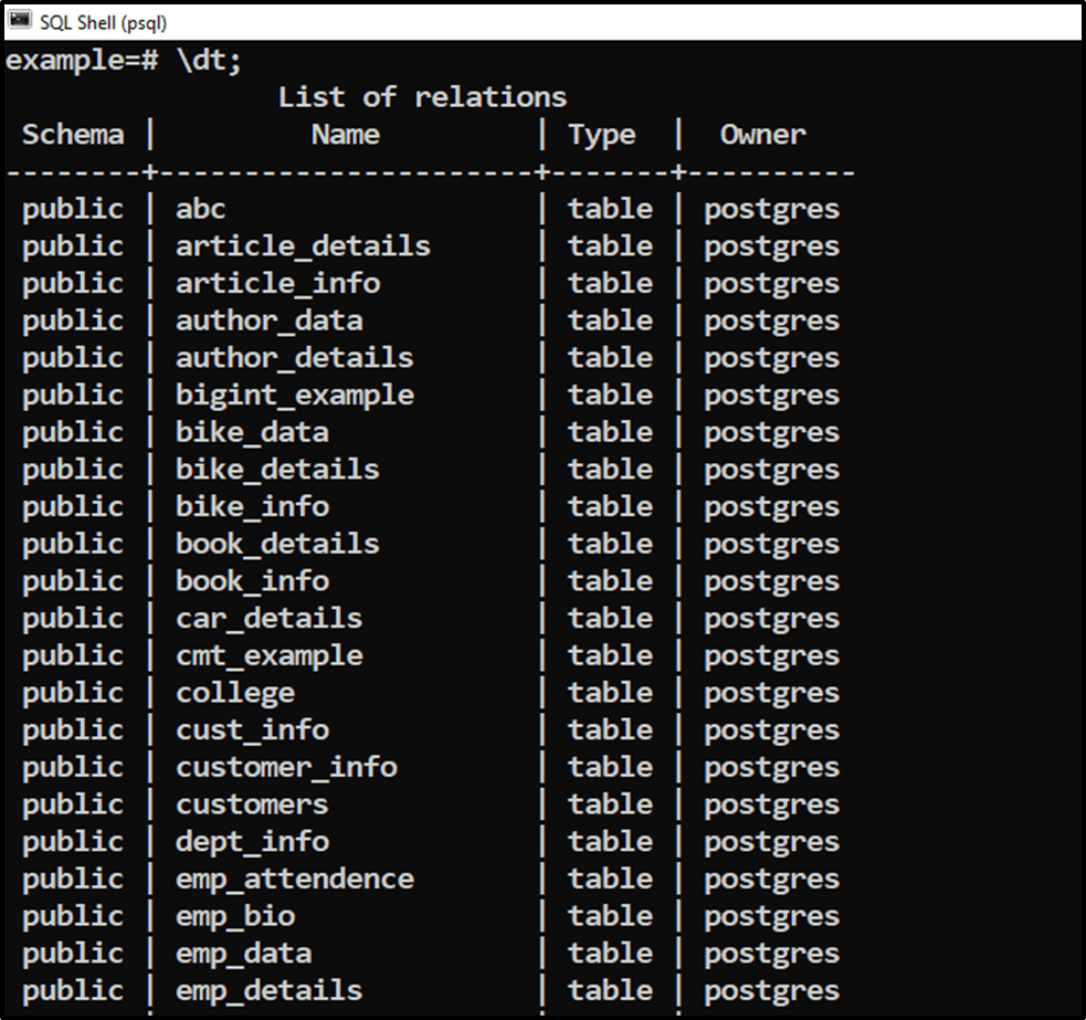 How to Get Table Size in PostgreSQL CommandPrompt Inc.