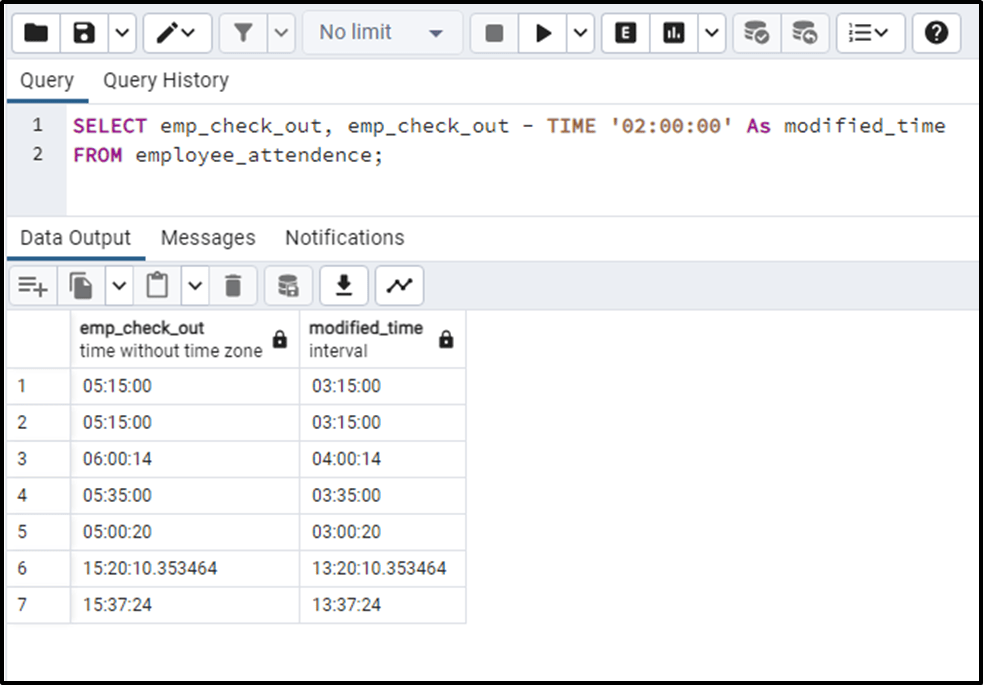 PostgreSQL TIME Data Type With Examples CommandPrompt Inc.