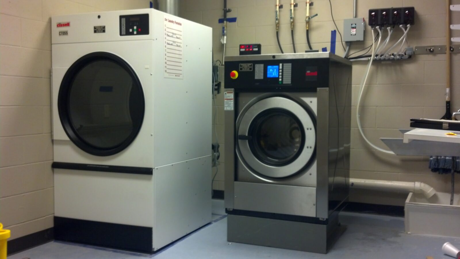 Install 5 Commercial Laundry Equipment, Inc.