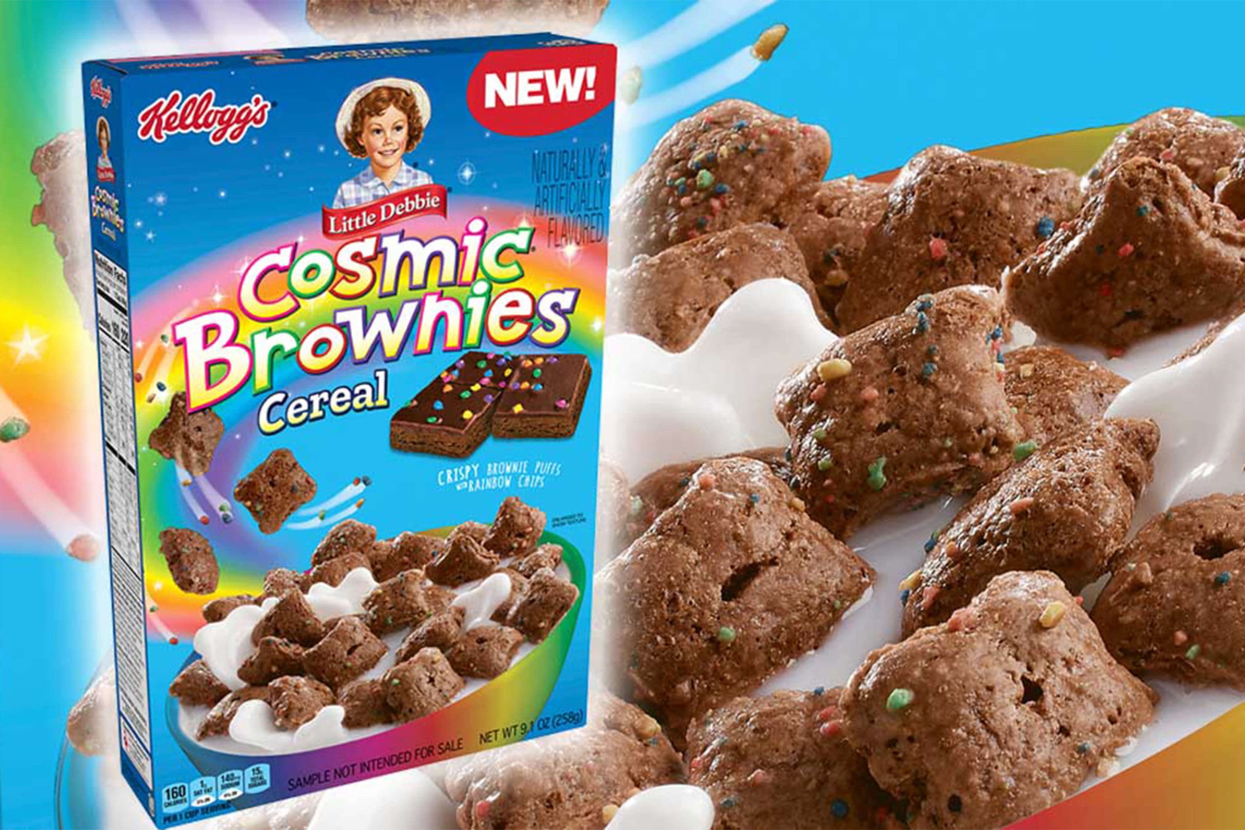 Two stars align with Kellogg's Little Debbie Cosmic Brownies Cereal