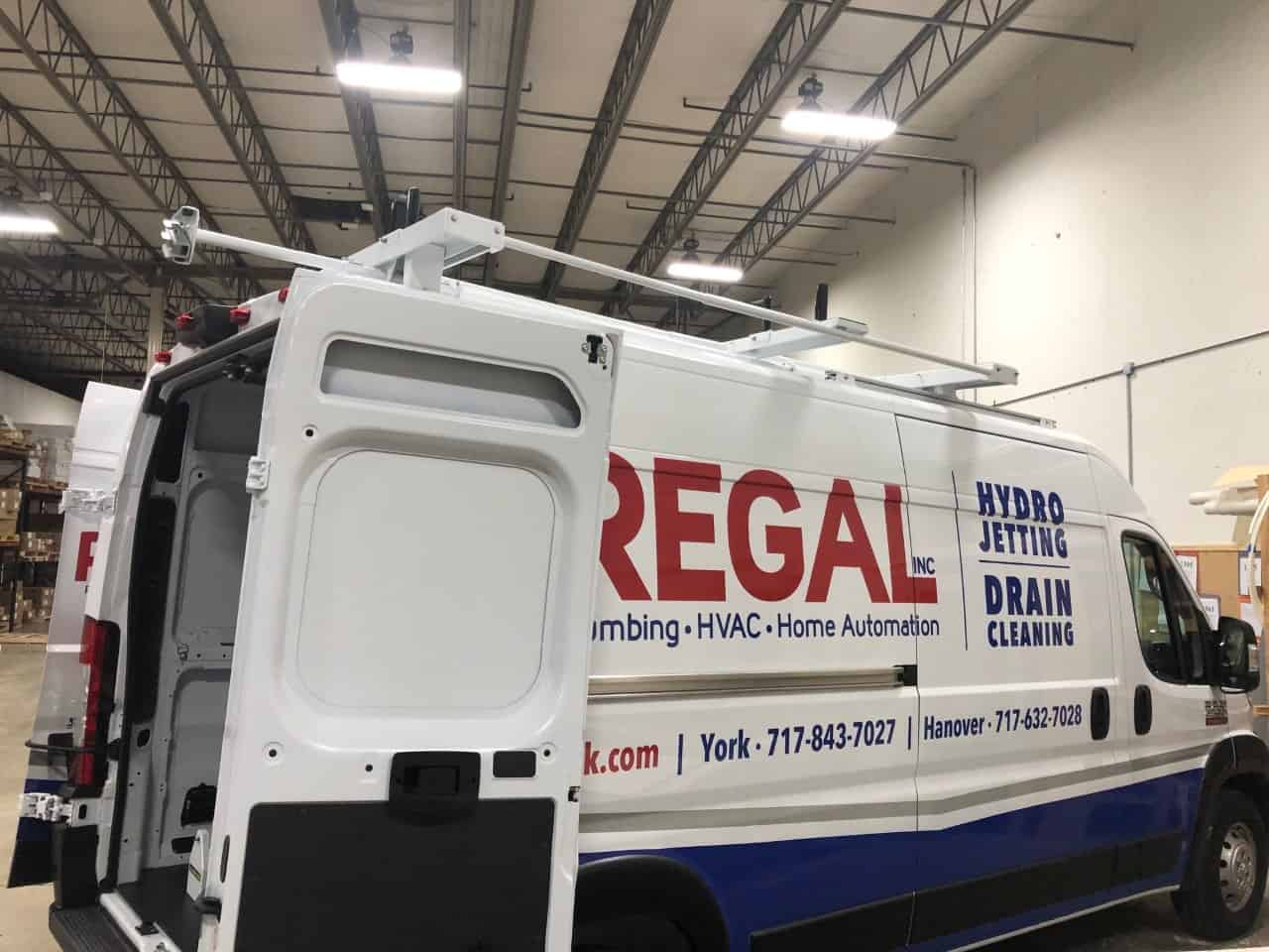 Custom Plumbing Van for Regal Plumbing Custom Van Upfit Commercial