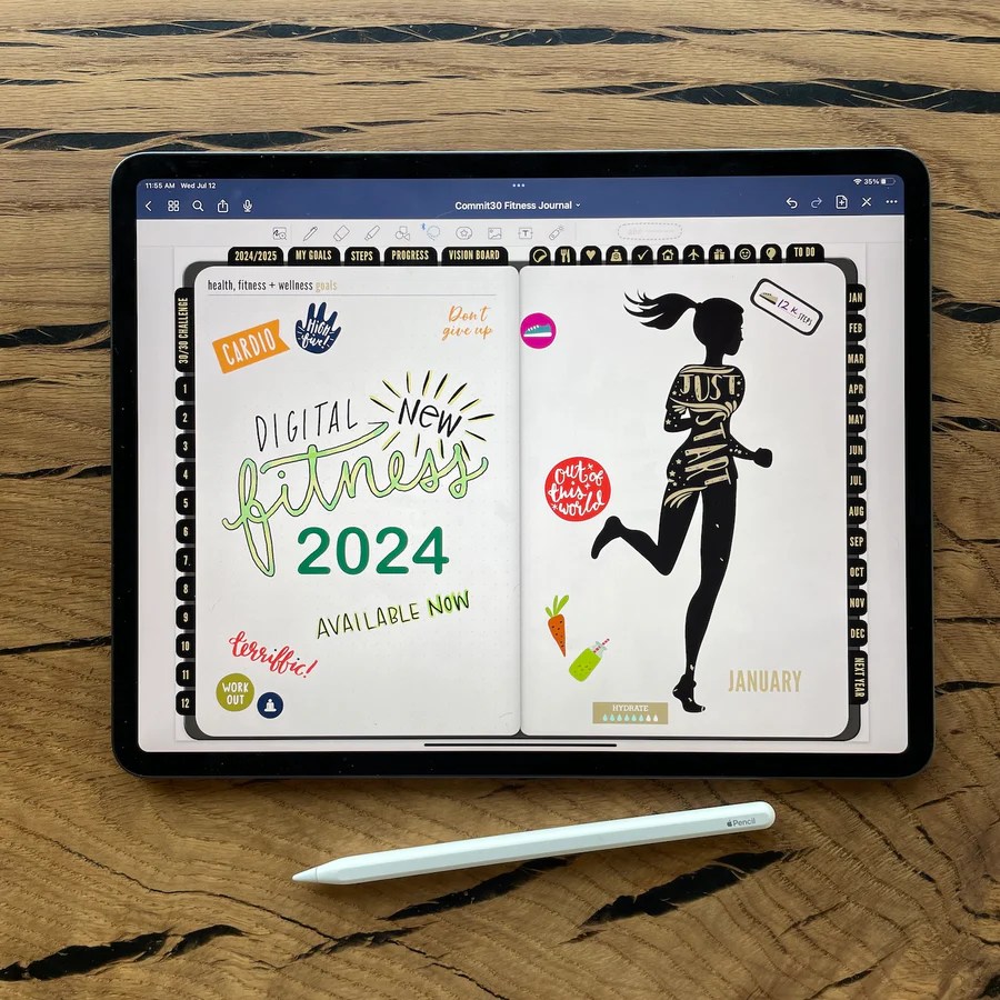 2024 Digital Health & Fitness Journal Commit30