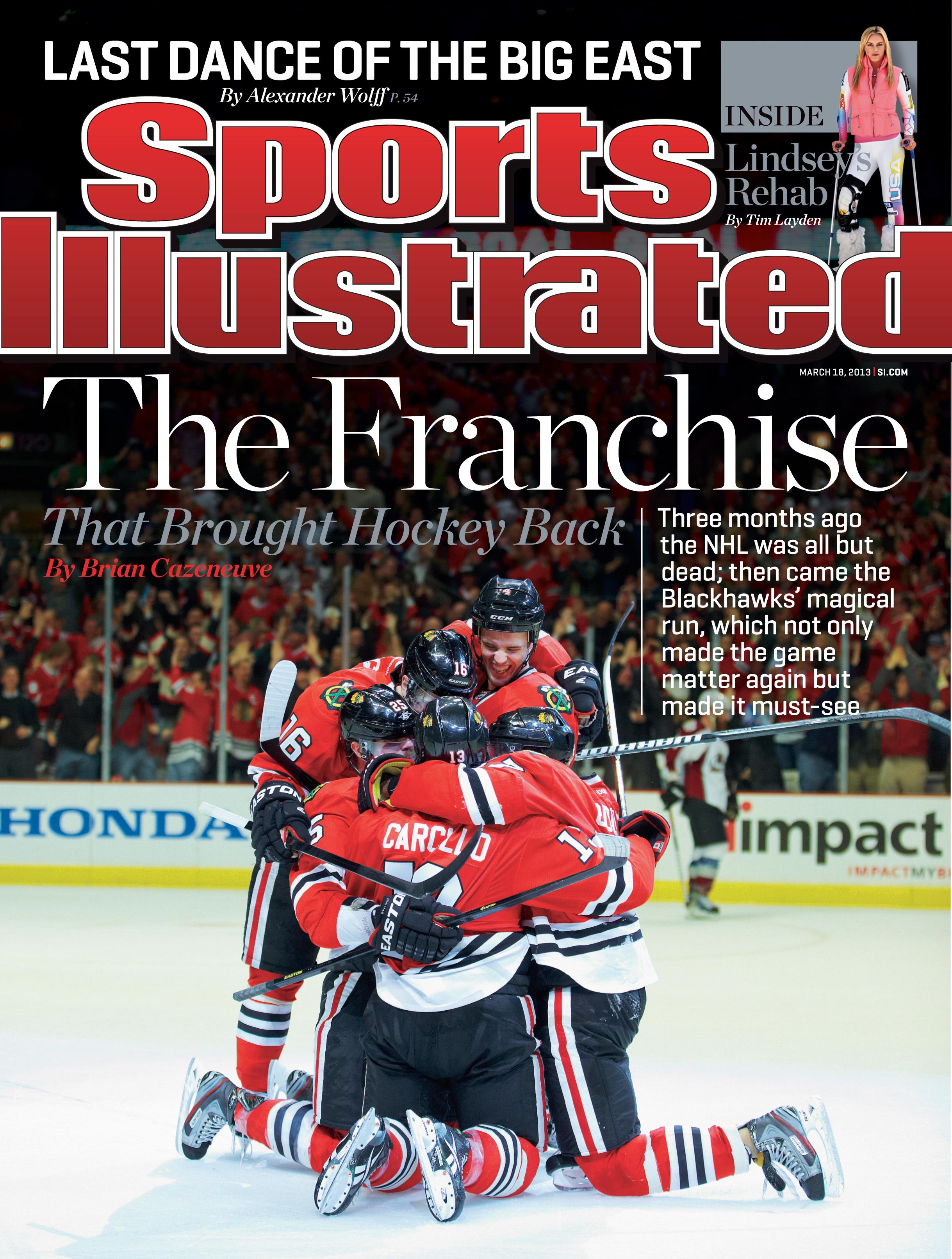 Chicago Blackhawks On Sports Illustrated's Cover Committed Indians