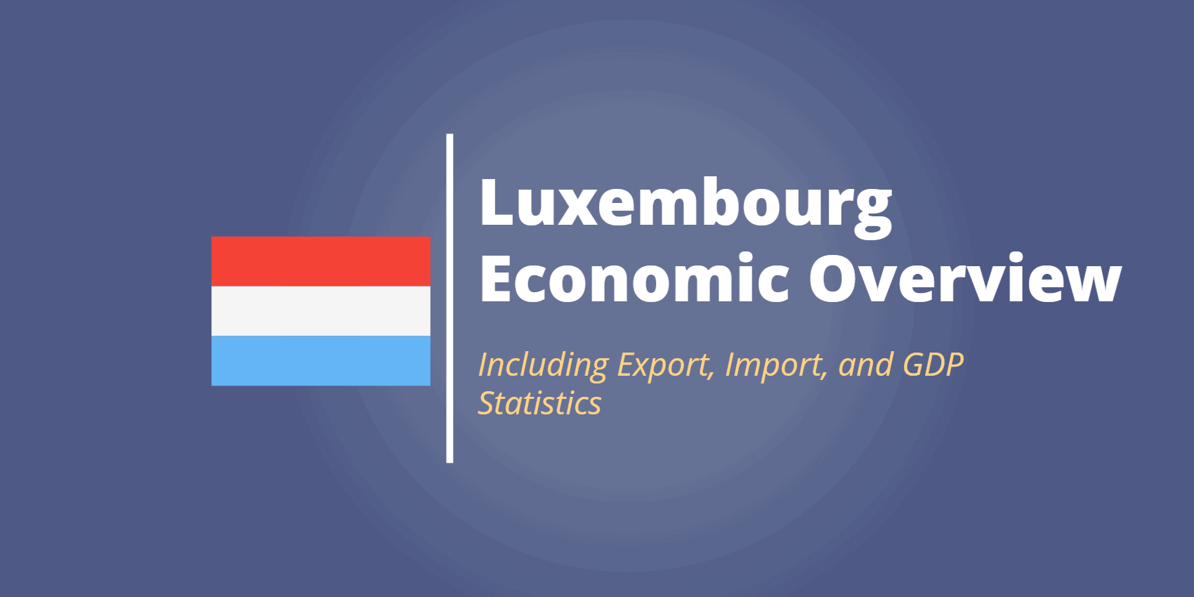 Luxembourg Economic Trading Profile Imports and Exports