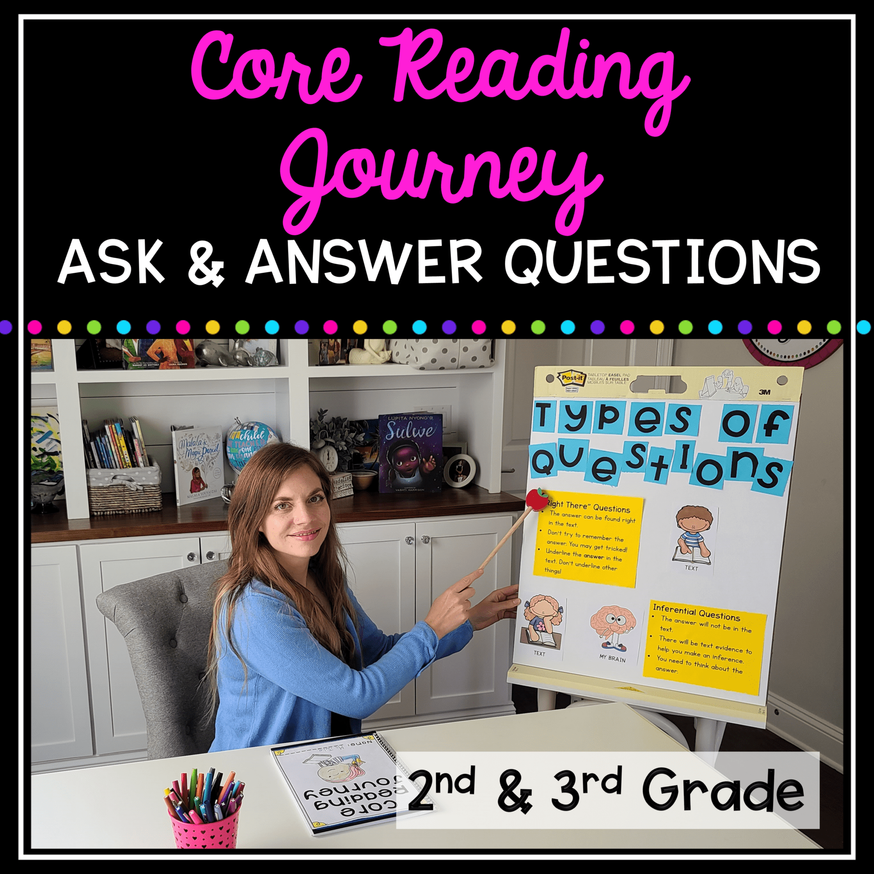 Core Reading Journey Ask & Answer Questions 2nd Grade & 3rd Grade