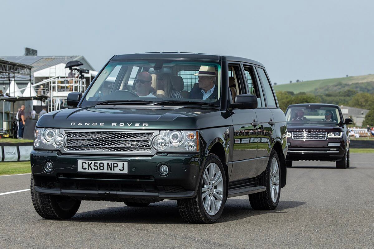 Goodwood Revival Rover Parade in Honor of Queen Elizabeth II