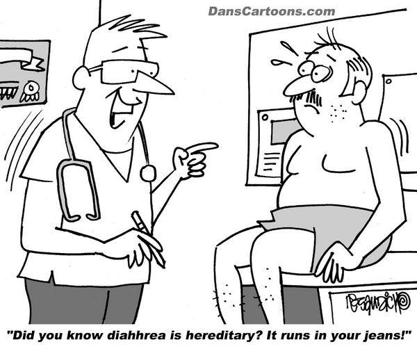 Cartoon Of The Day Diarrhea Common Sense Evaluation