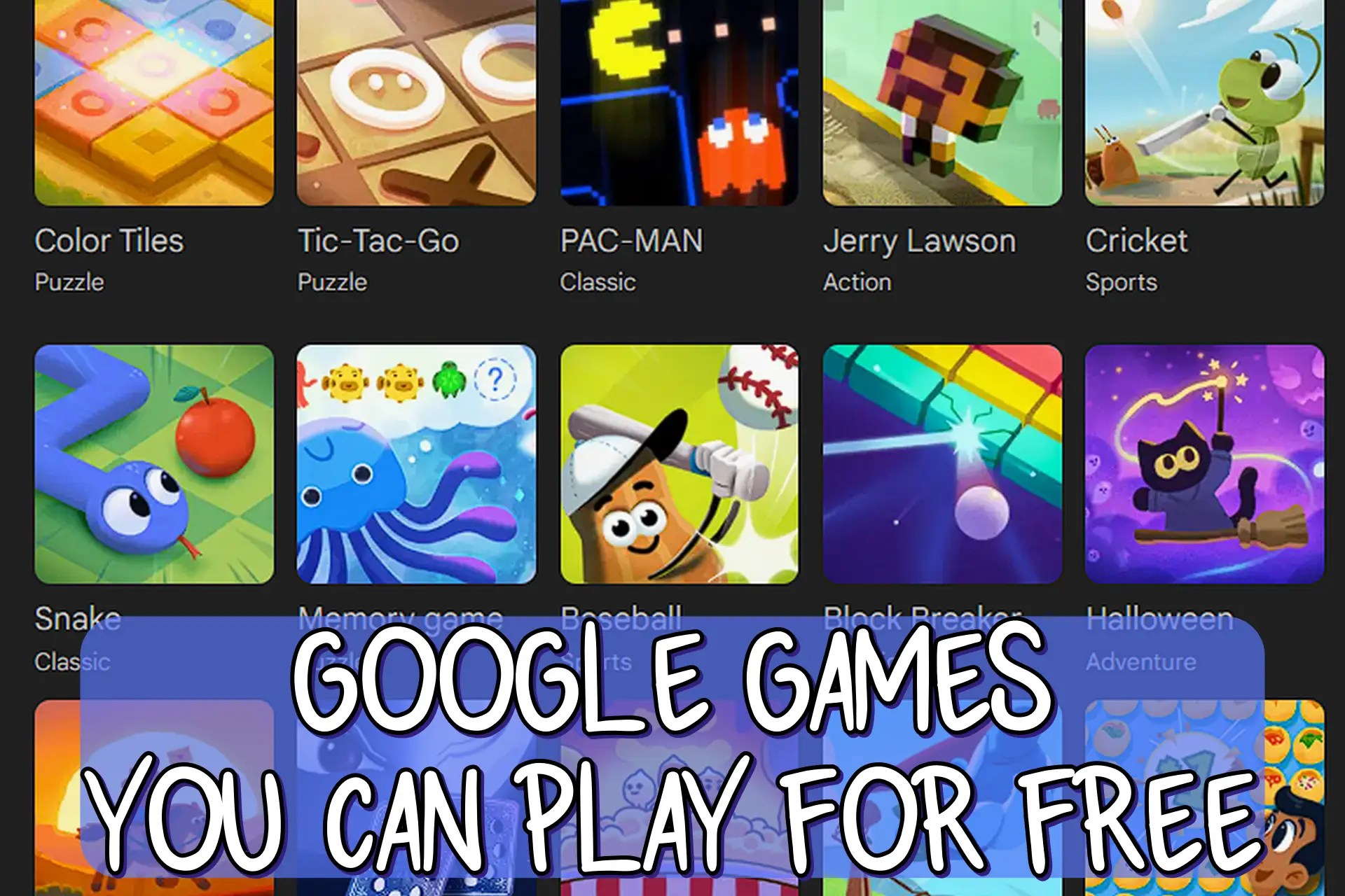 These Are ALL Google Games You Can Play Today (Easter Eggs)
