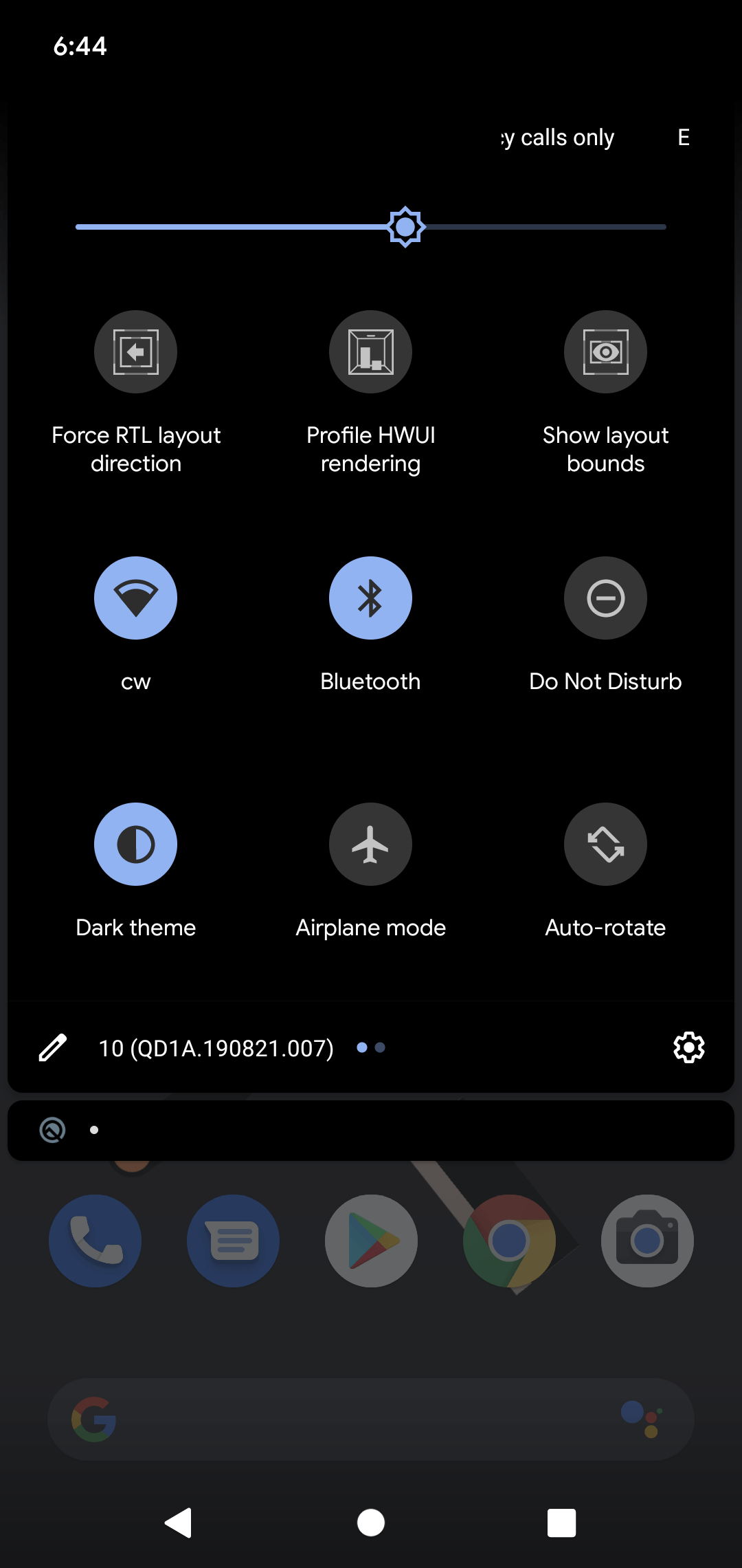 Android 10 Dark Mode