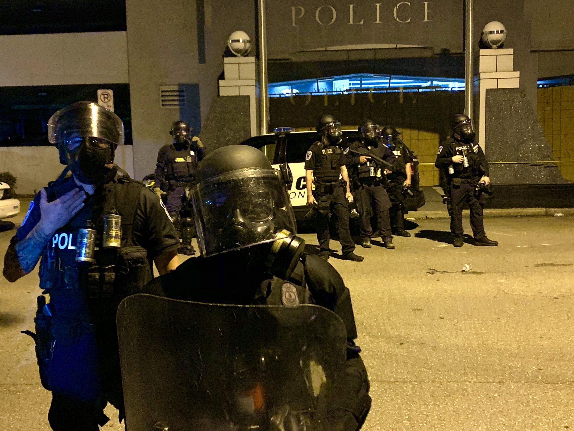 Tear gas, pepper spray deployed on Richmond protesters standing off