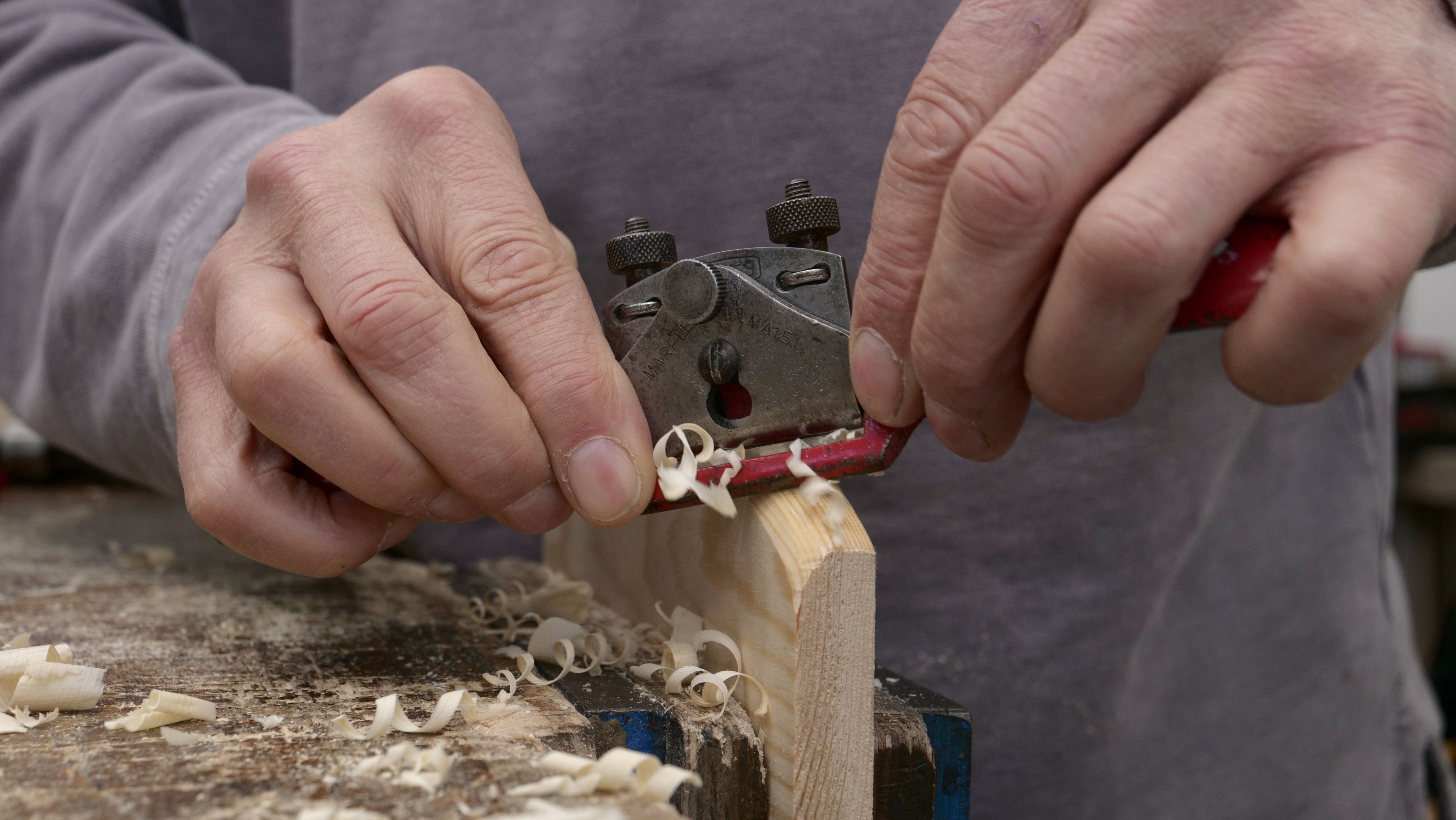 Spokeshave Using Guide Common Woodworking
