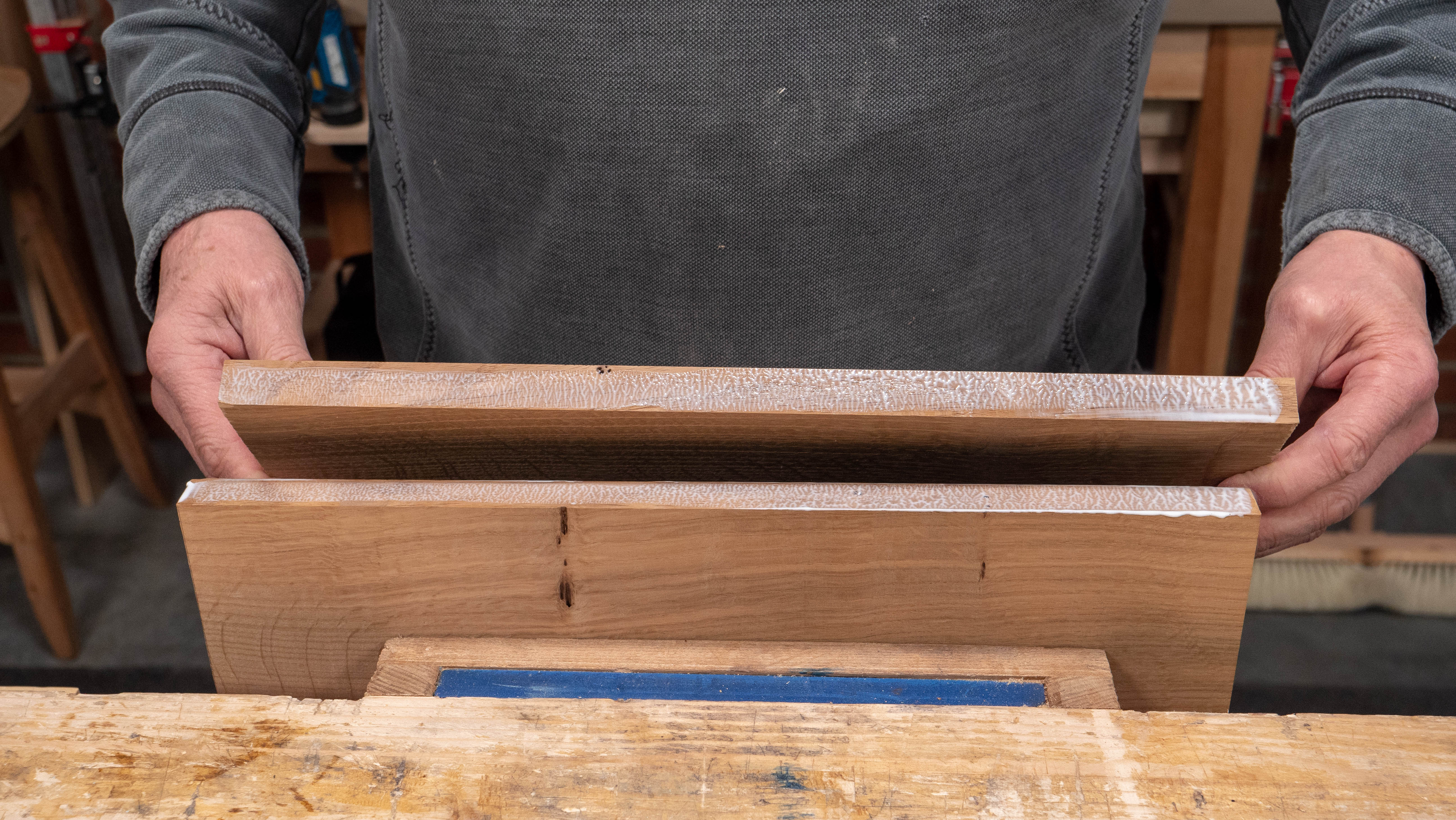 Gluing Up a Table Top (and Other Wide Boards) Common Woodworking