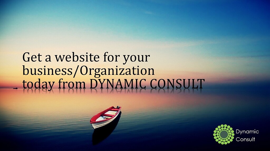 Get your the best website from Dynamic Consult Tenders & Other