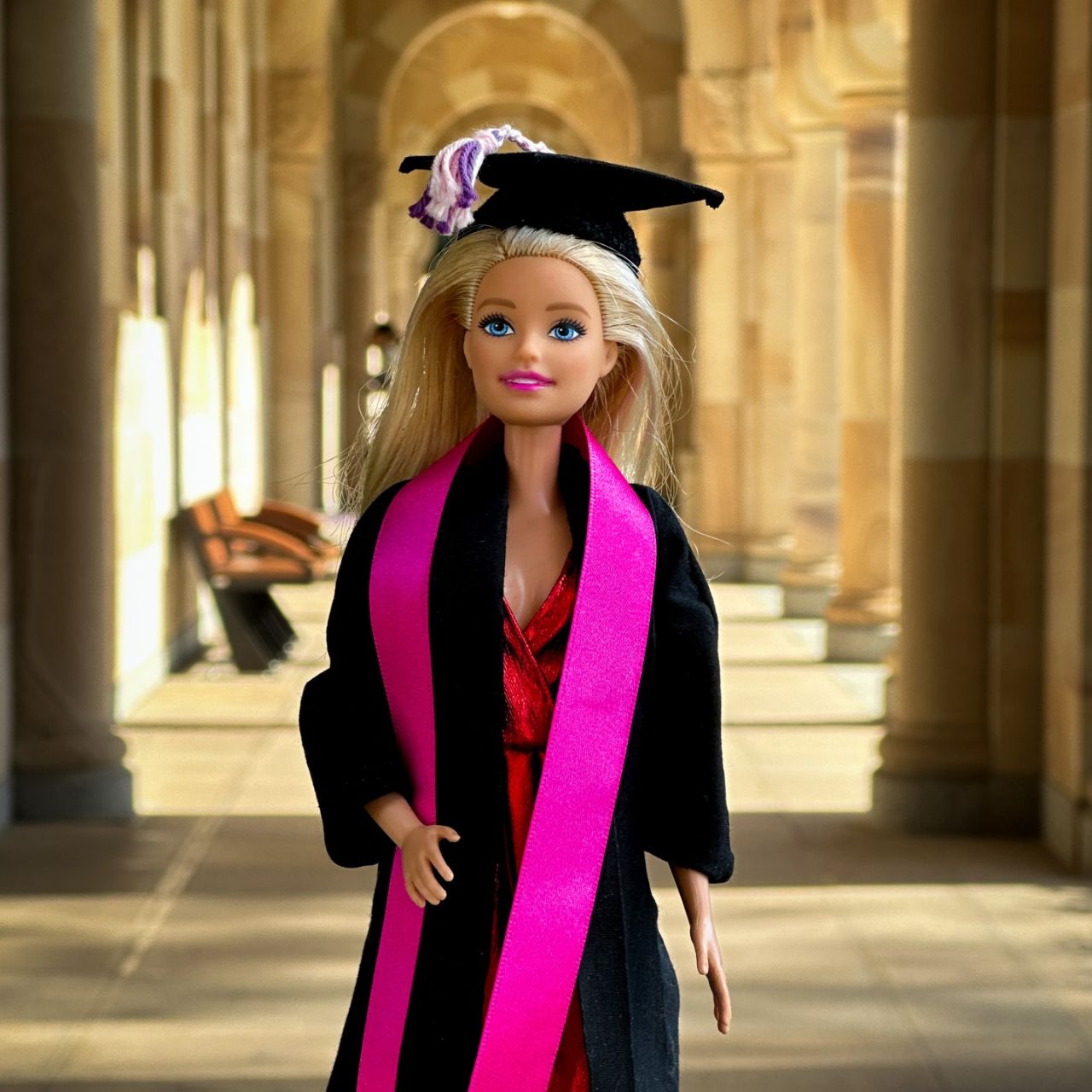 Barbie in the real world. That's impossible! School of Communication