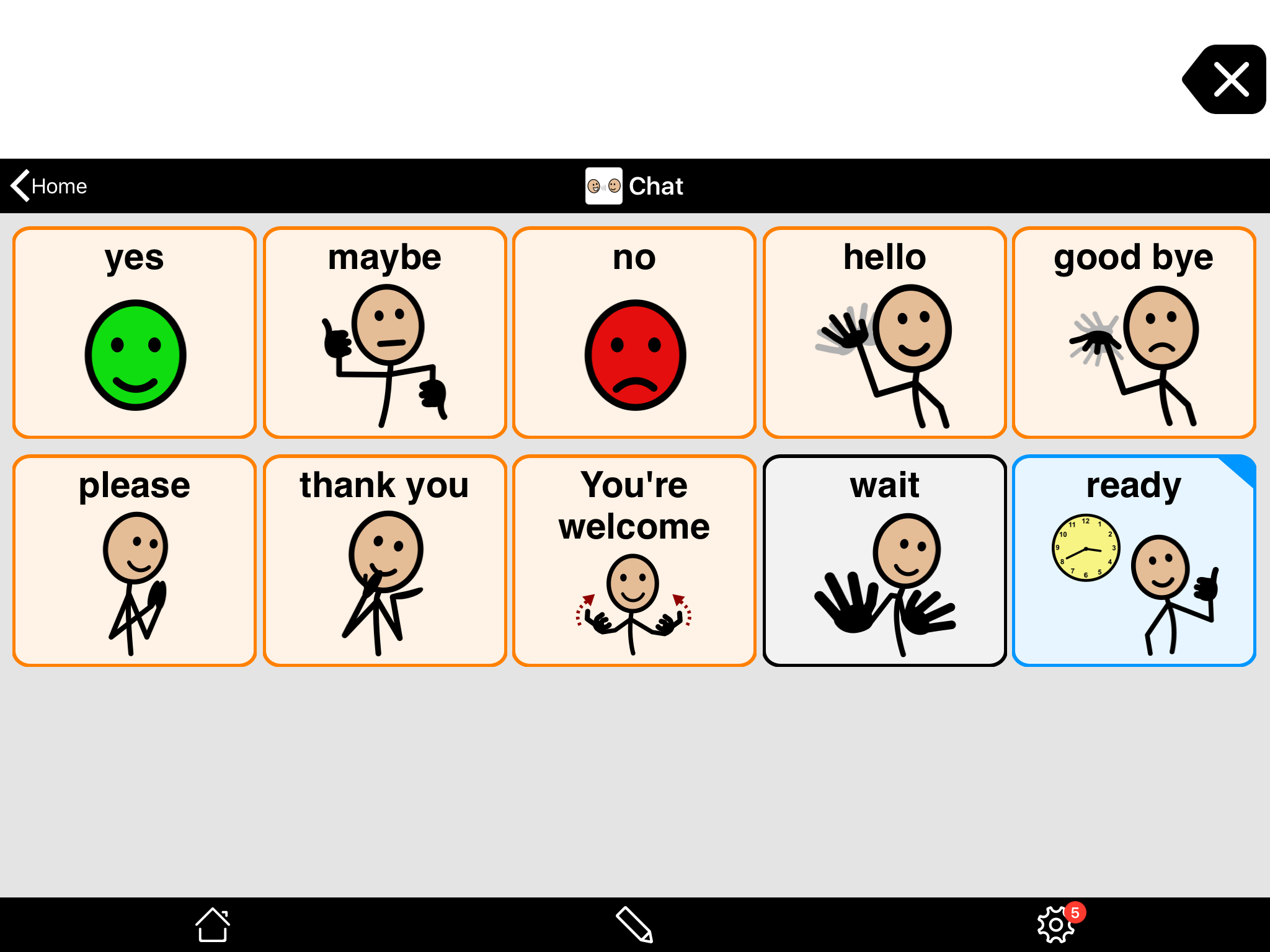 Yes Boardmaker Symbol
