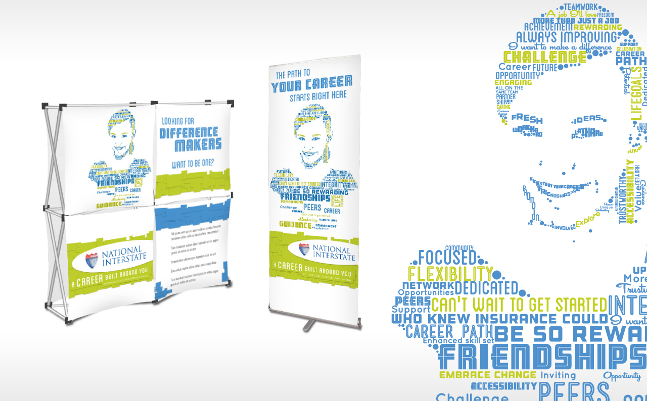 National Interstate branding that motivates, persuades, sells.