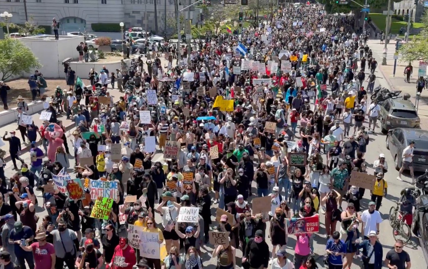 USA AntiICE protests spread nationwide as Trump sends in Marines