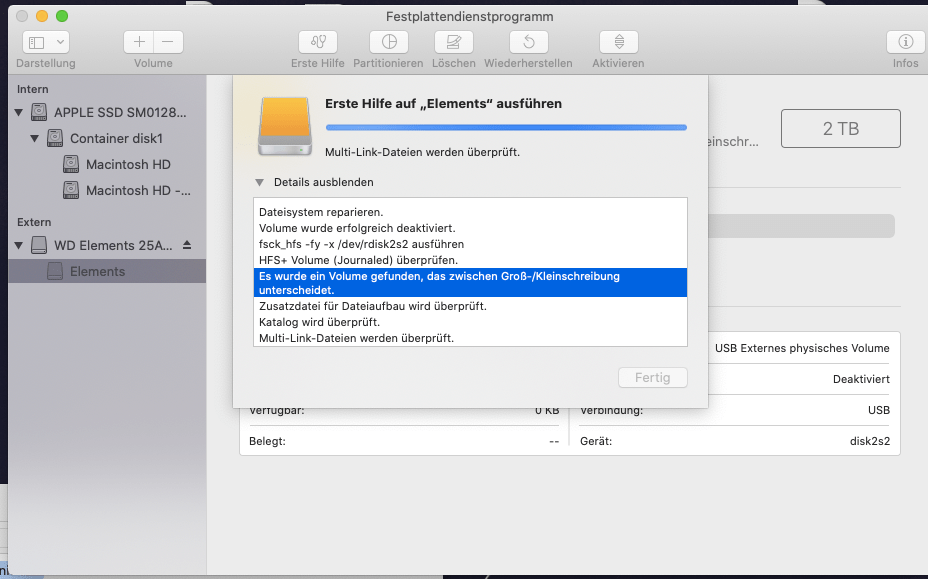 Externe Festplatte für Time Machine Backu… Apple Community