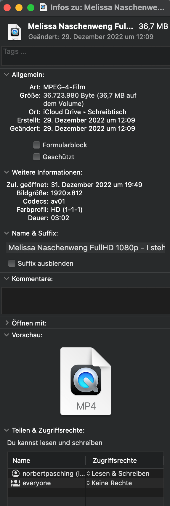 Videodateidownload mit Youtube Downloader… Apple Community