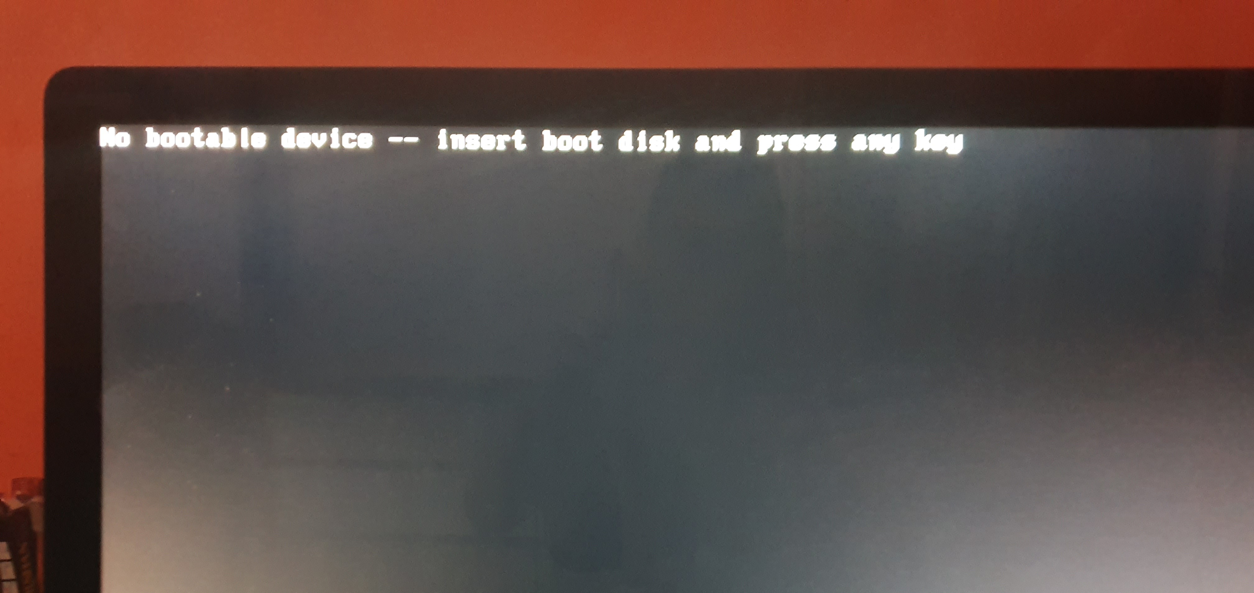 Boot Camp "No bootable device ins… Comunidade da Apple