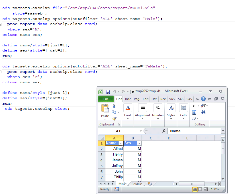 Ods Excel Output Sas Support Communities Free Download Nude Photo Gallery