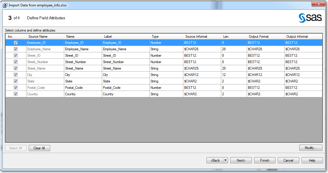 Solved reading Excel file into SAS OnDemand for Professinals SAS