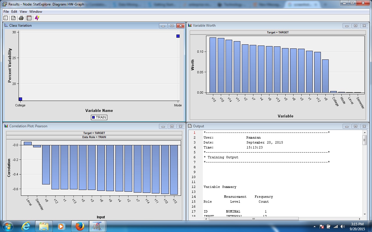Solved Exploring Data in SAS enterprise miner. SAS Support Communities