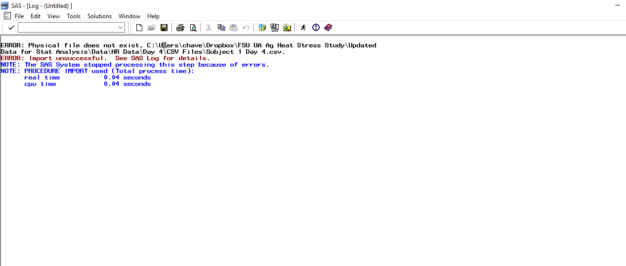 Solved Error Physical file does not exist when doing macro import