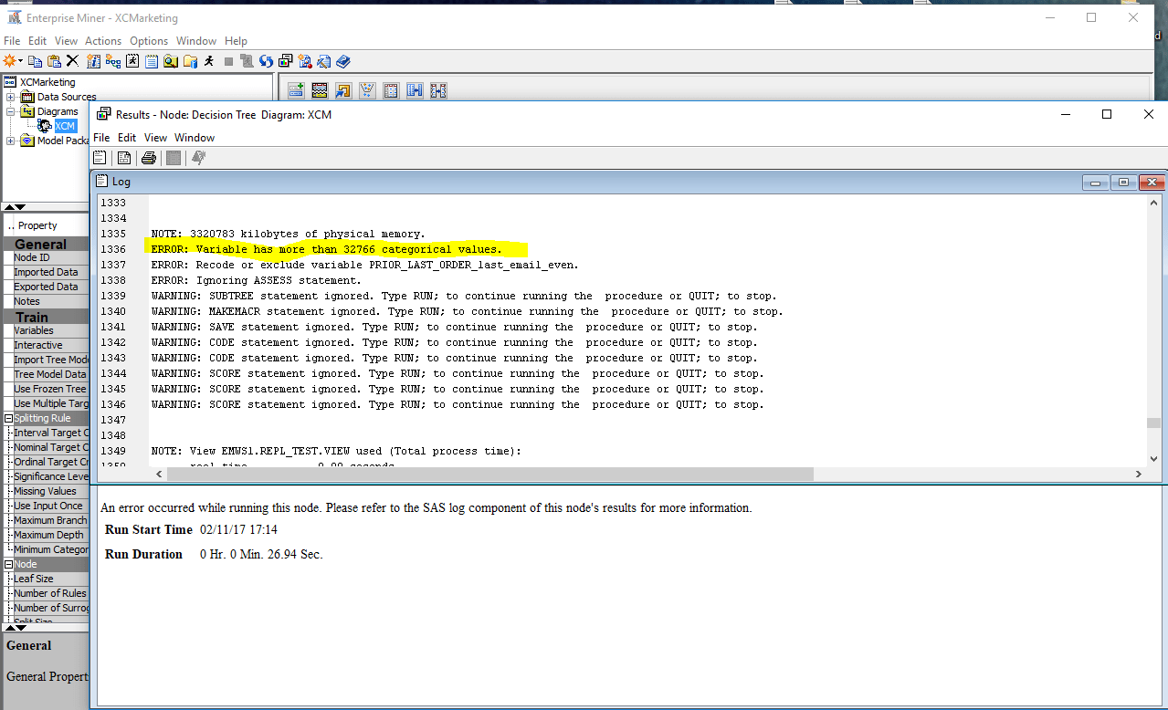 Solved SAS Enterprise Miner Decision Tree SAS Support Communities