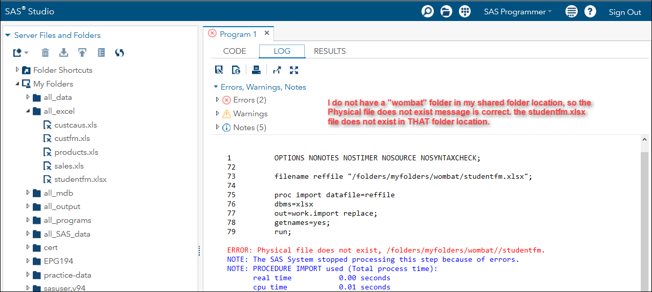 Solved ERROR Physical file does not exist while importing Excel file