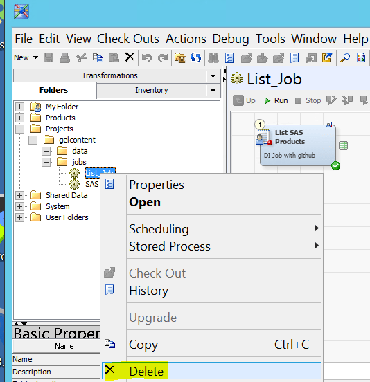 SAS DI Developers Unite! The new GIT plugin in Data Integration Studio