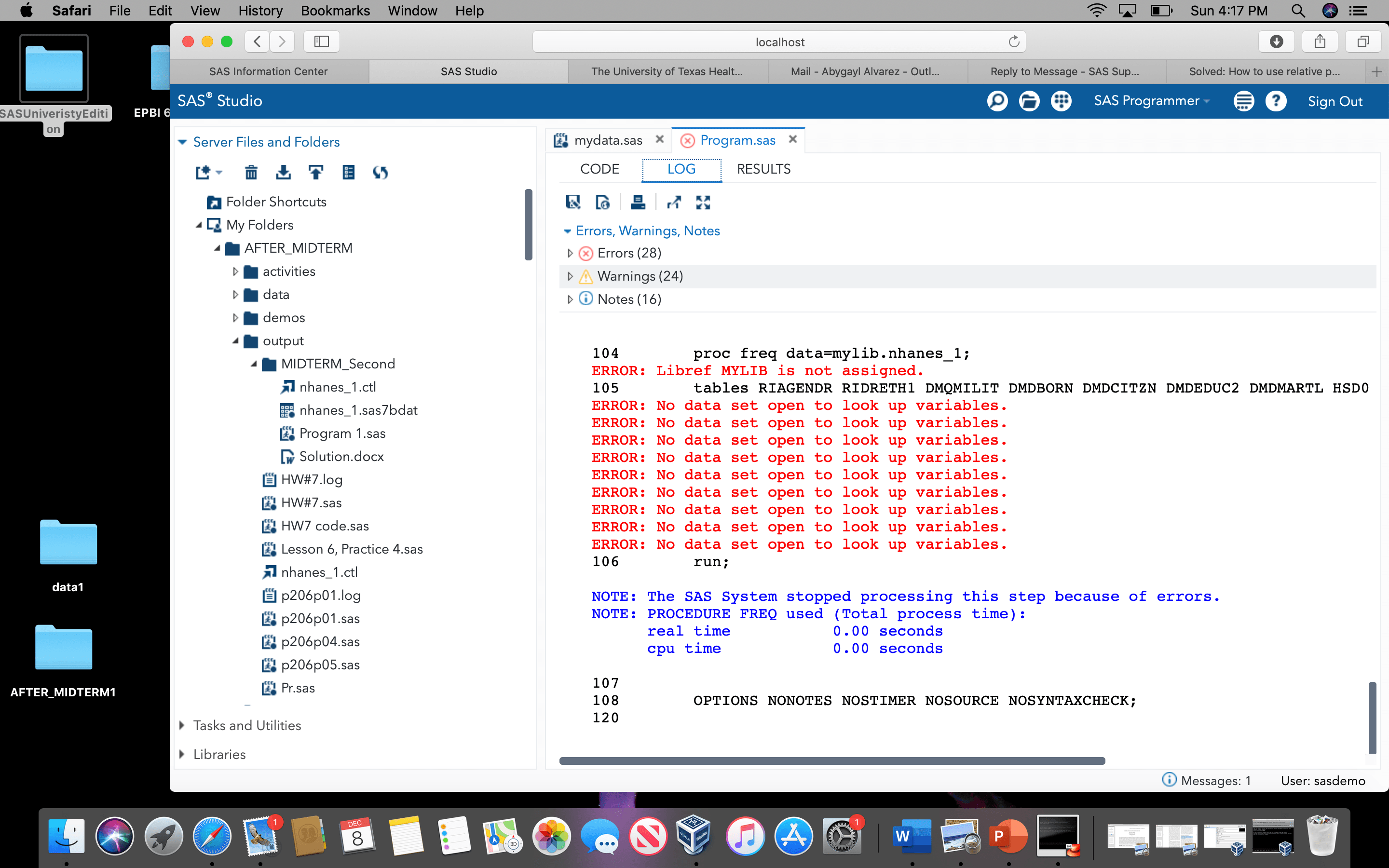 change the path for the library directory SAS Support Communities