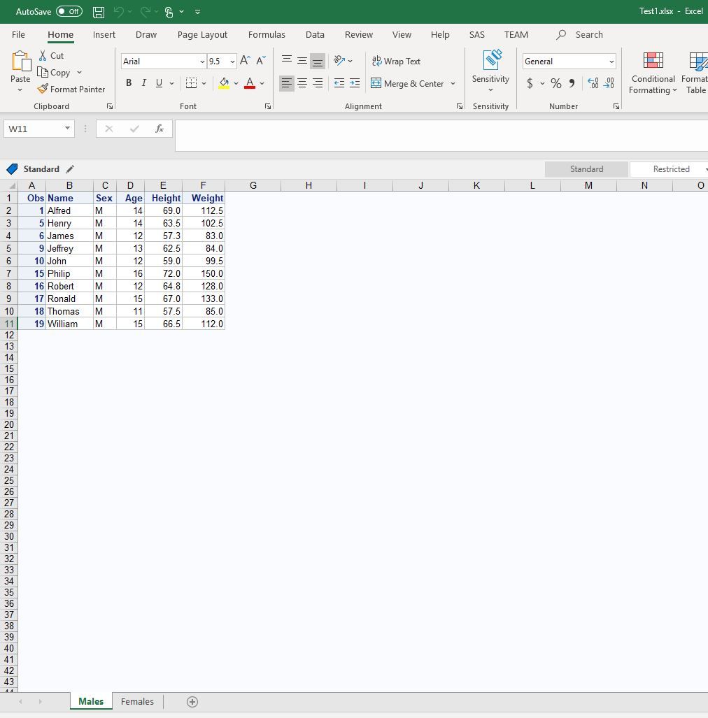 How to create multiple sheets in excel for each subjects (patient prof