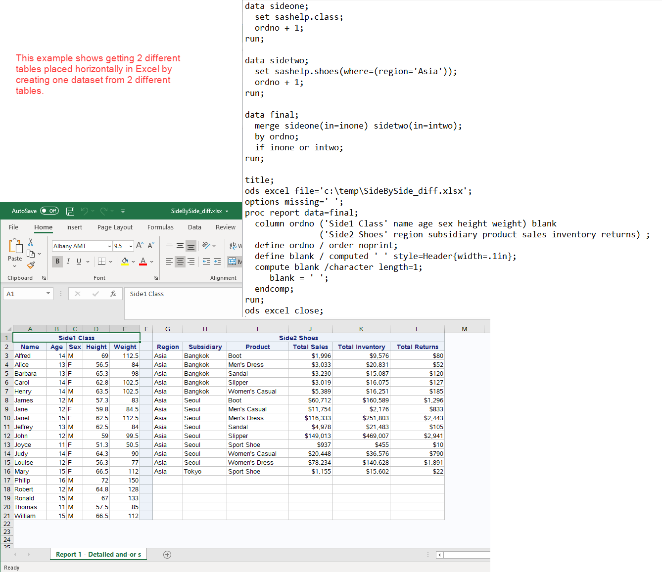 ODS TAGSETS.EXCELXP SAS Support Communities