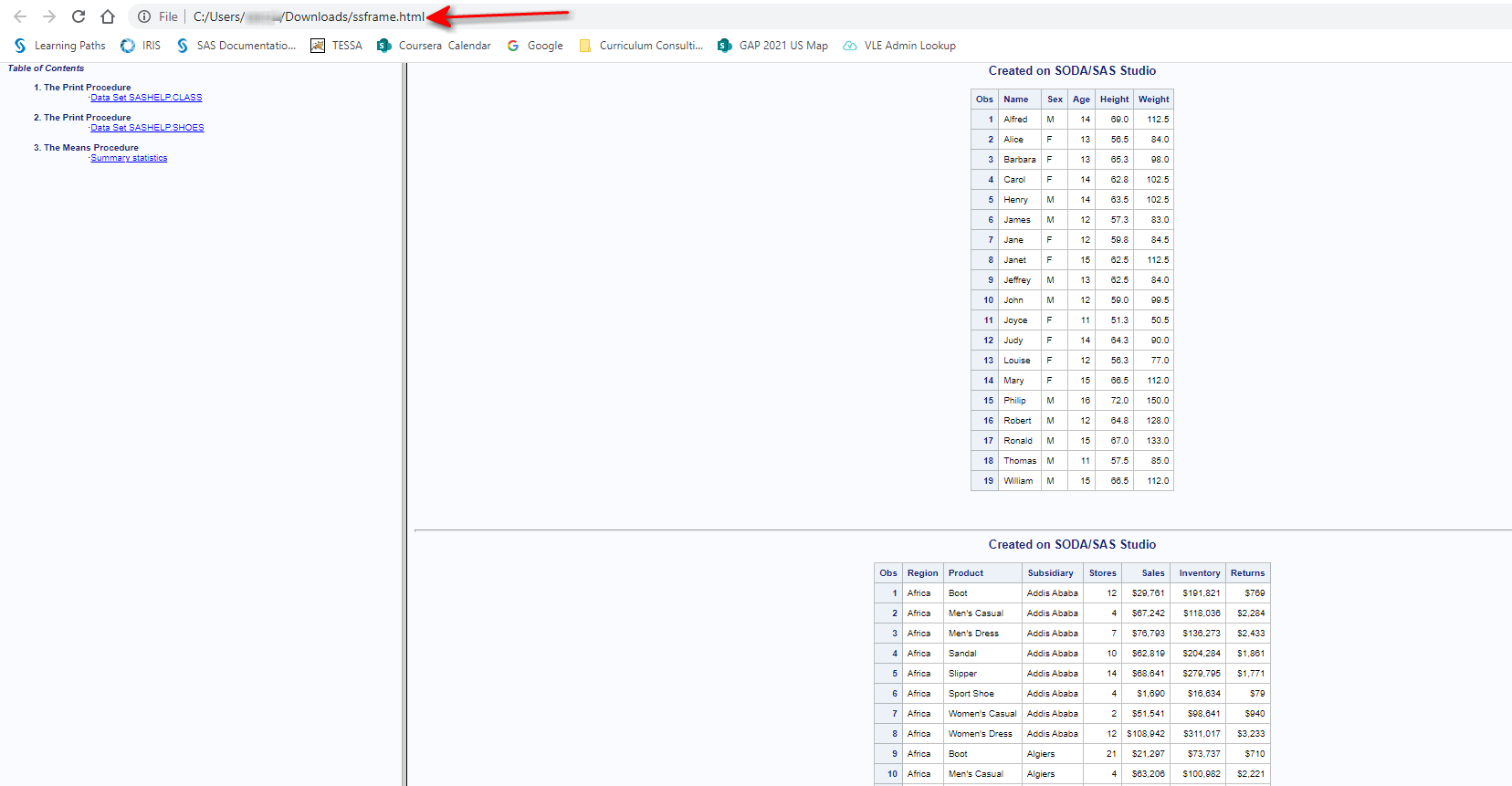 How to open a frame file with SAS Studio? SAS Support Communities