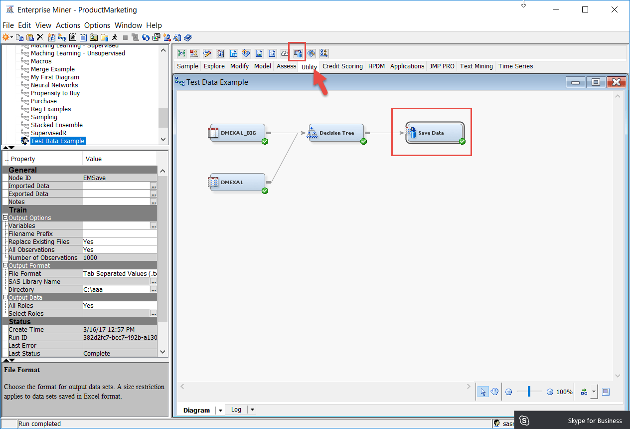Solved SAS Enterprise Miner How do I include 2 Data sets into a