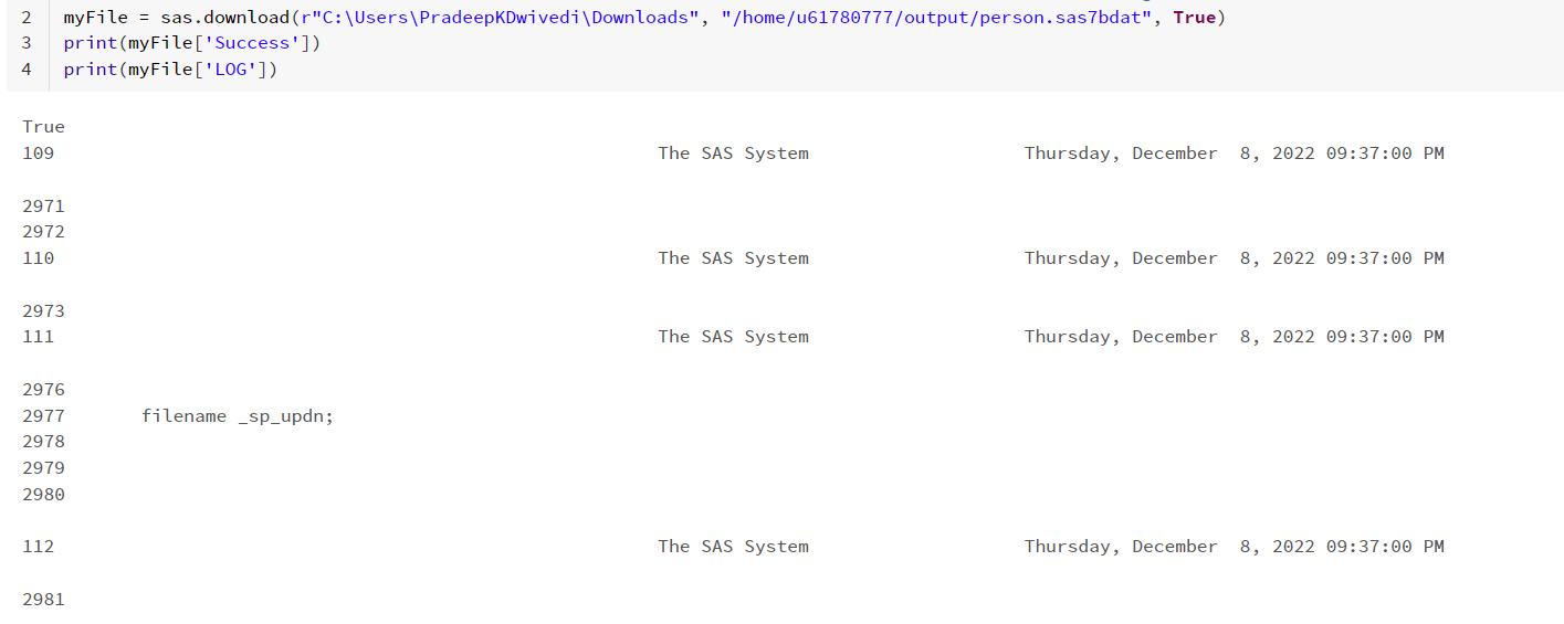Solved How to save the file from SAS ODA to Azure Blob using Azure