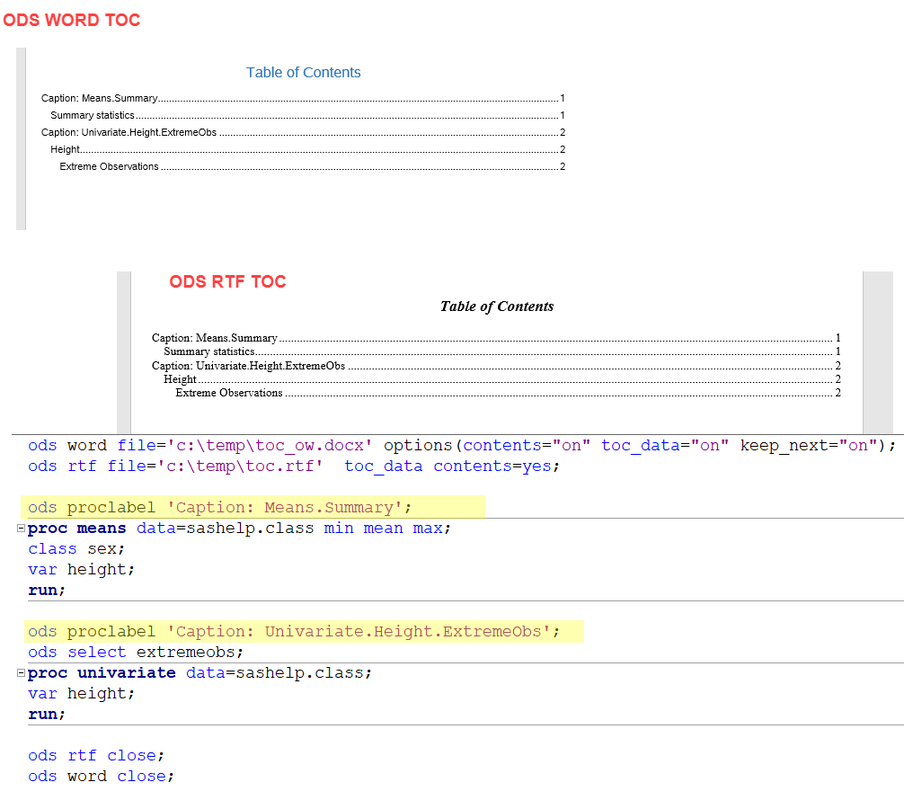 Solved ods text / proc odstext Can I include a txt file? SAS