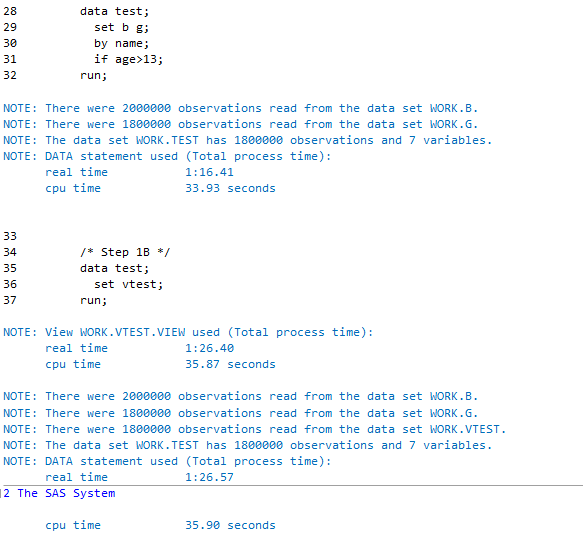 SAS Views Define Once? SAS Support Communities