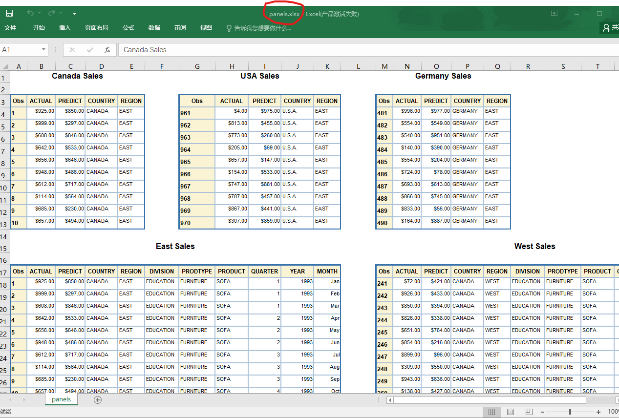 Create multiple tables in the same sheet next to each other using ODS SAS Support Communities