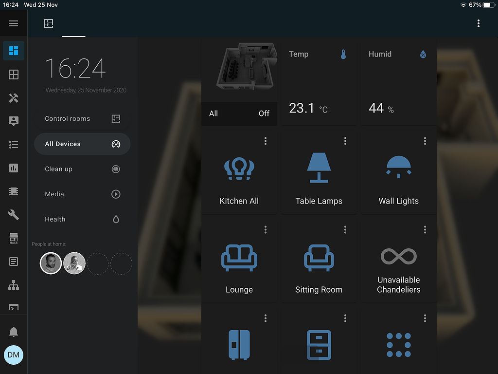Using New Grid Card On Top Of PictureElements Card Frontend Home