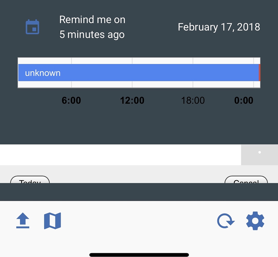 Input_datetime doesn’t display calendar Home Assistant Companion for