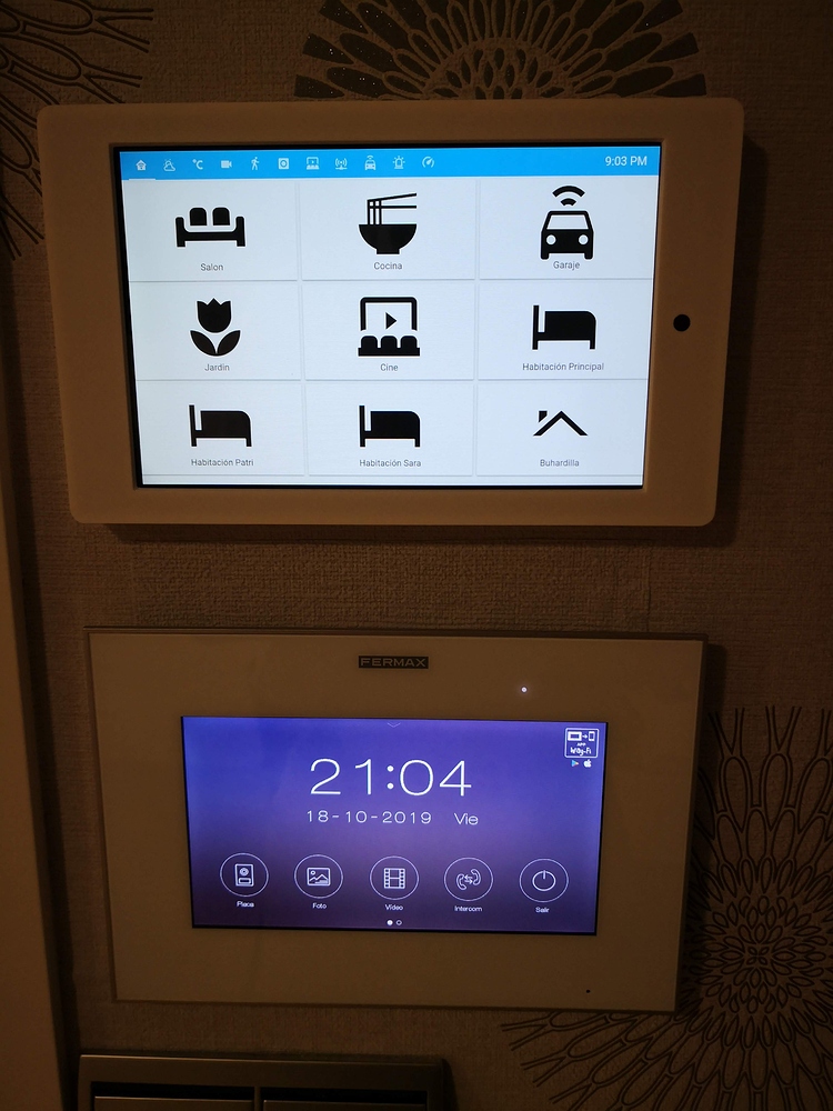 smart home panel Hackster domotic Smart Home